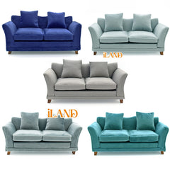 complete dollhouse living room setup with the iland sofa.