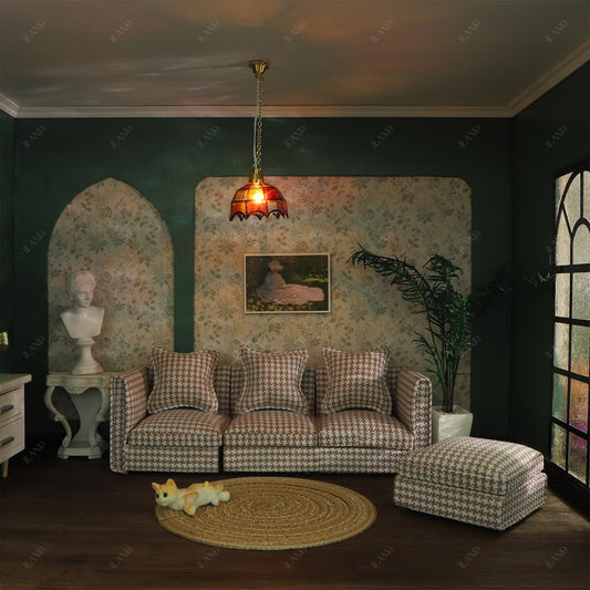 iland miniature couch 1:12 scale for precise, realistic dioramas