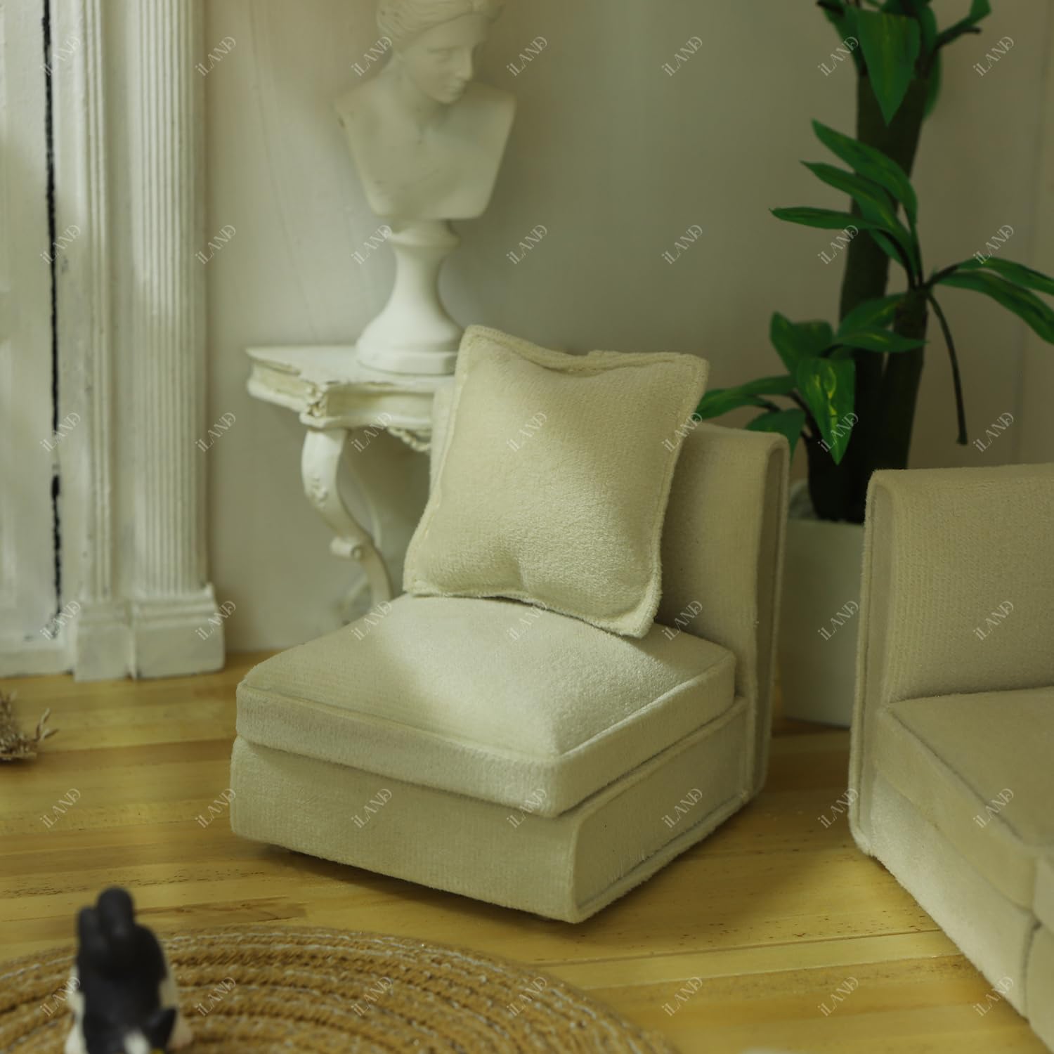 iland miniature velvet furniture collection adds timeless elegance to displays