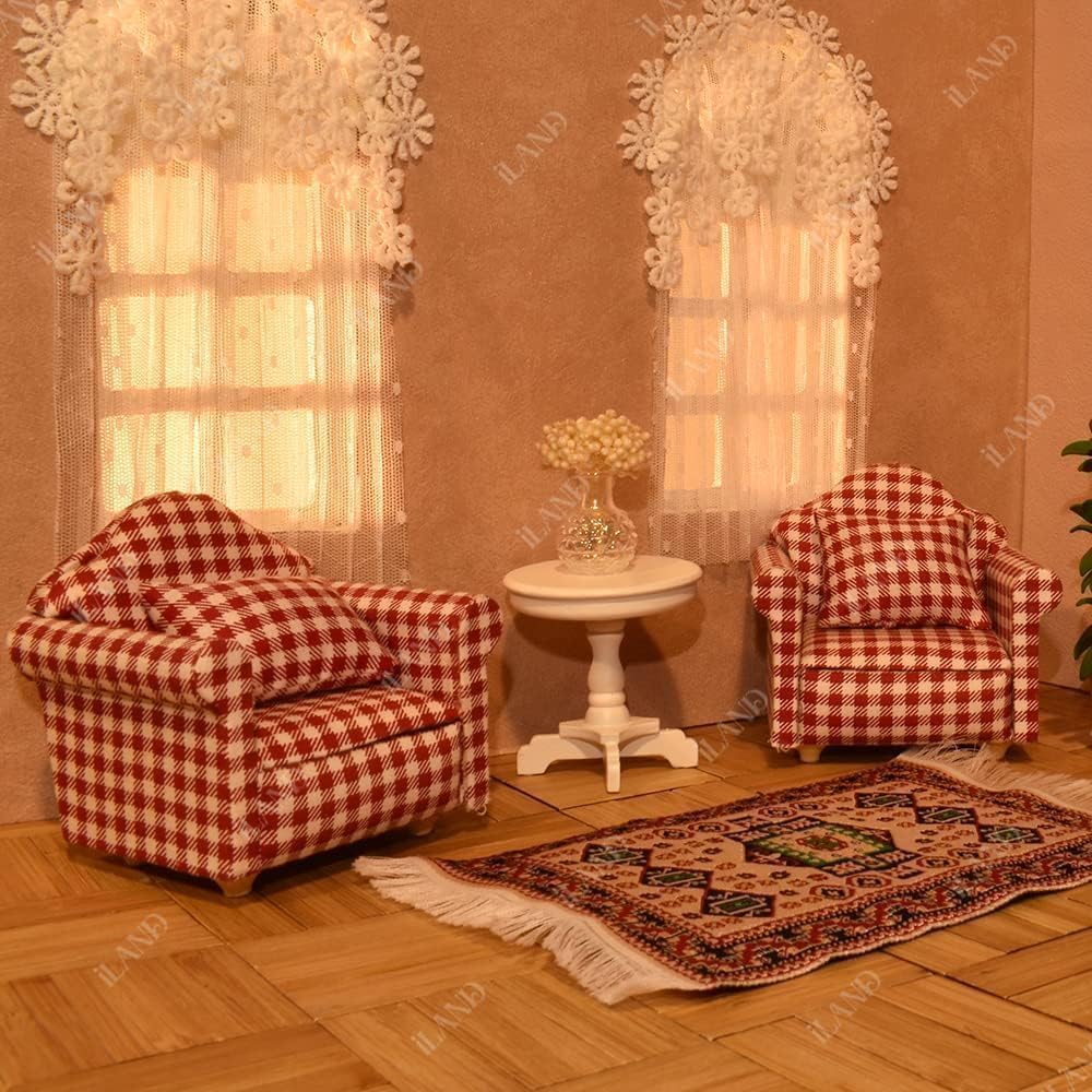 iland eco-friendly packaging protects the mini furniture during shipping.