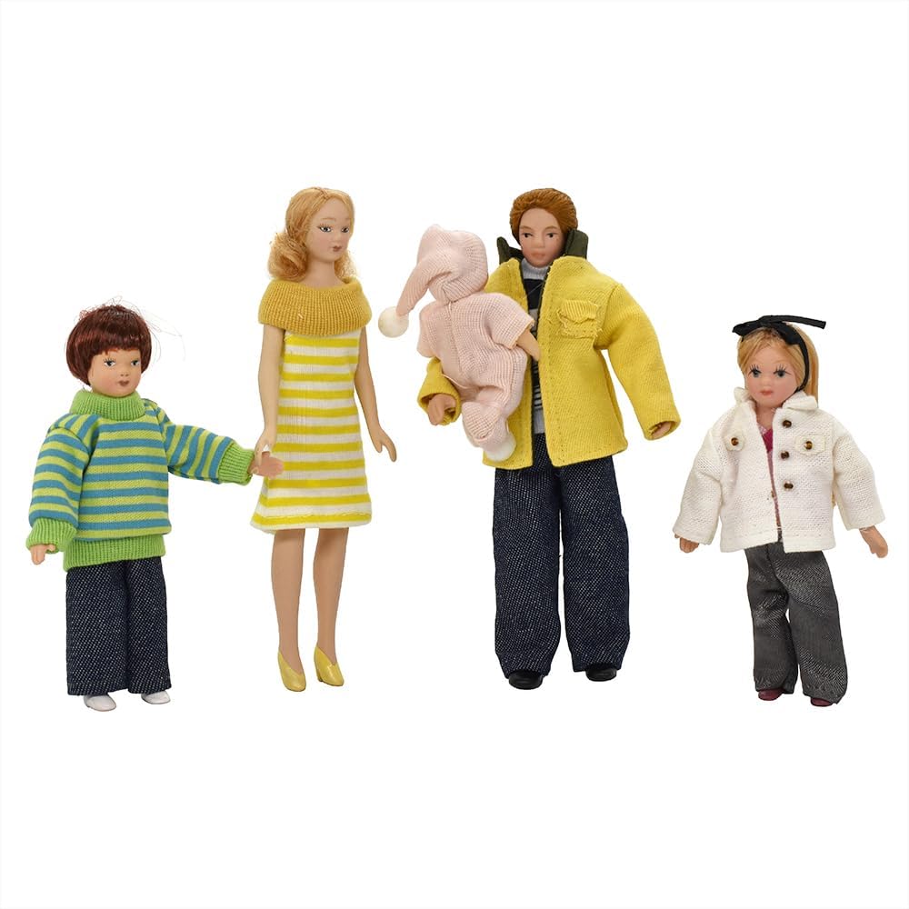 iland Dollhouse People porcelain face adds lifelike charm to scenes.