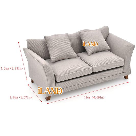 iland dollhouse sofa cushions and pillows—detailed, movable accents for cozy mini rooms.