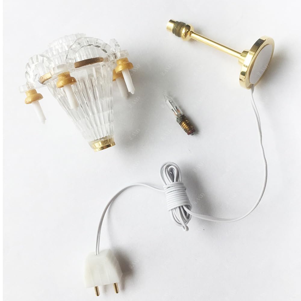 iLAND five-candle chandelier adds grand presence to miniature interiors