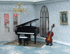 Iland polished piano mechanism provides smooth playback.
