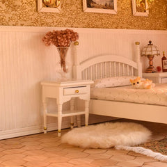 iLAND bedside table right with matching details mirrors the pair for balanced display