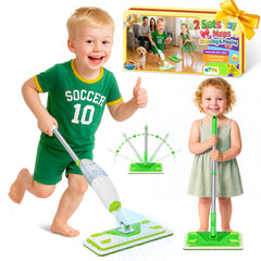 ILAVCLEAN kids toy mop spray action encourages imaginative play and practical skill-building.