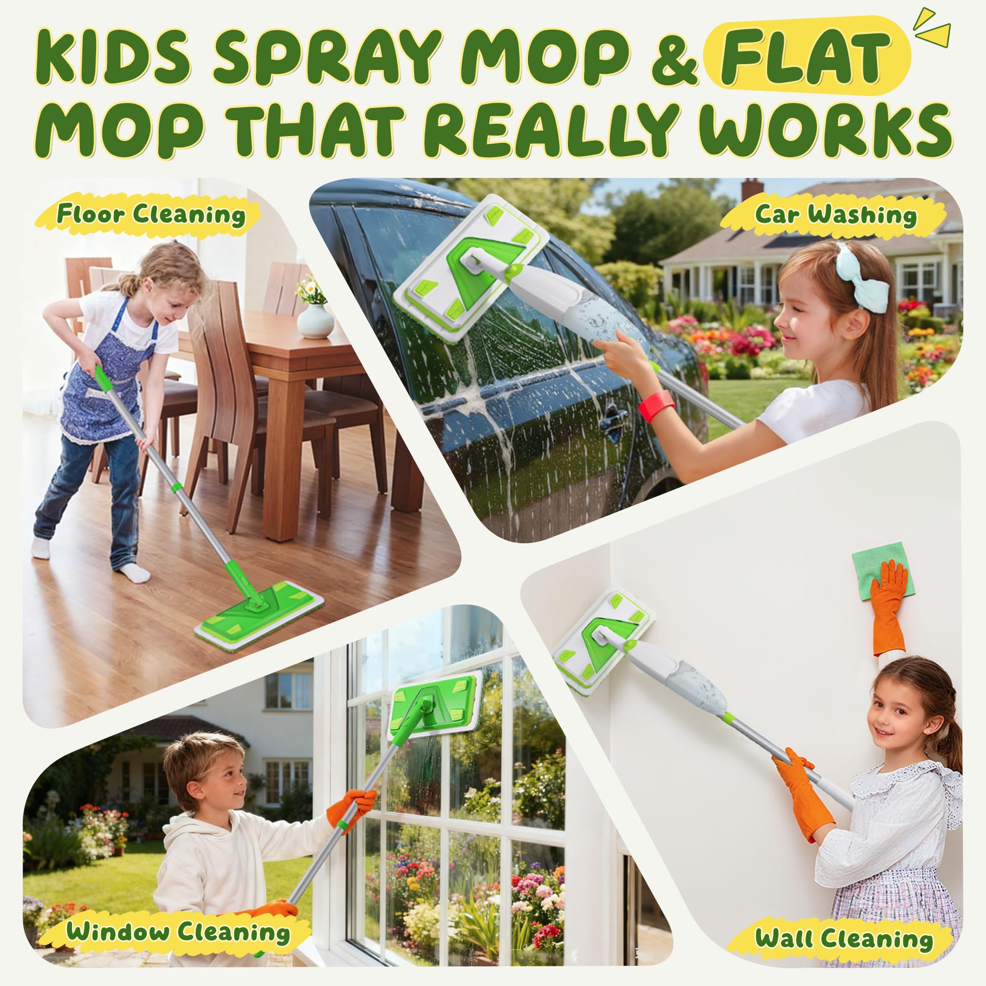 ILAVCLEAN Montessori cleaning toy fosters independent learning through role-play.