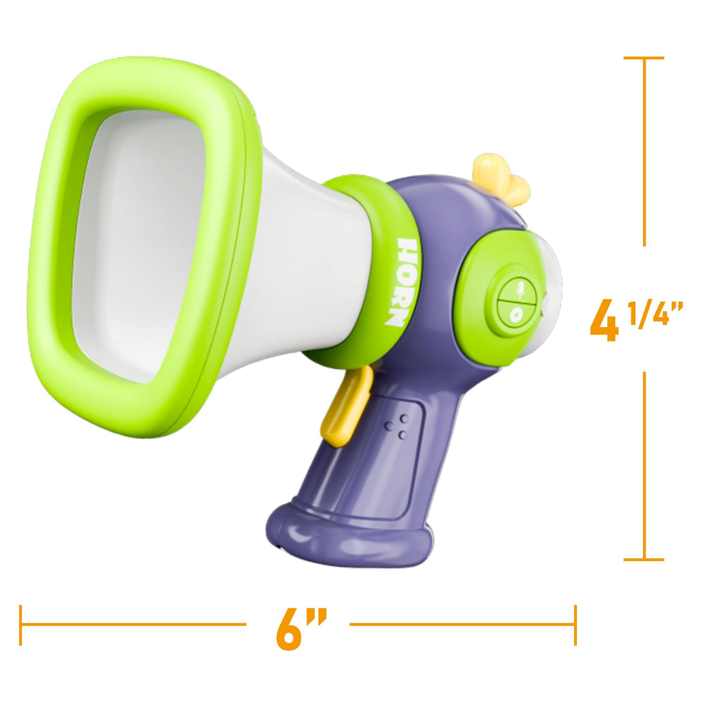 ilearn kid friendly gift megaphone for kids' celebrations.