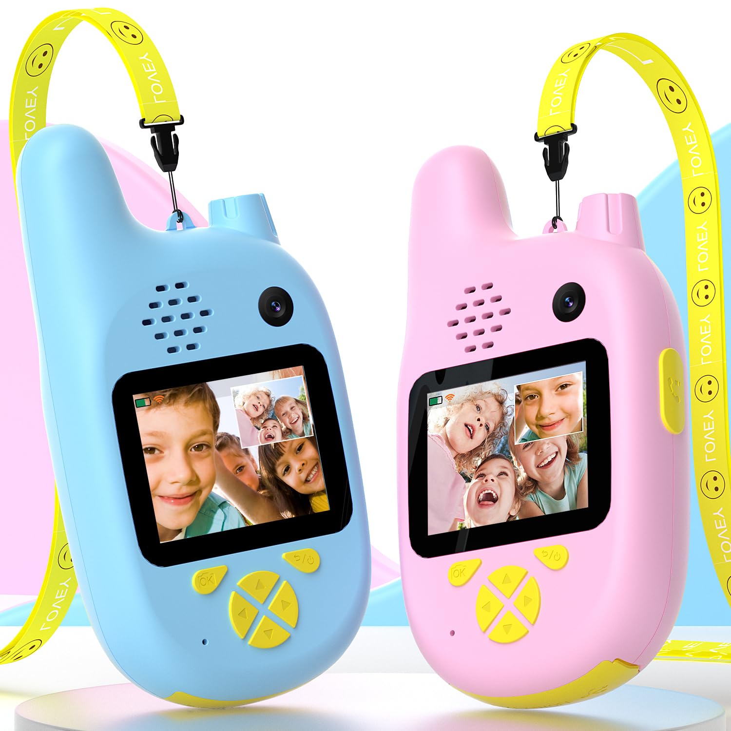 ilihome front-camera walkie for real-time chats and outdoor discovery.