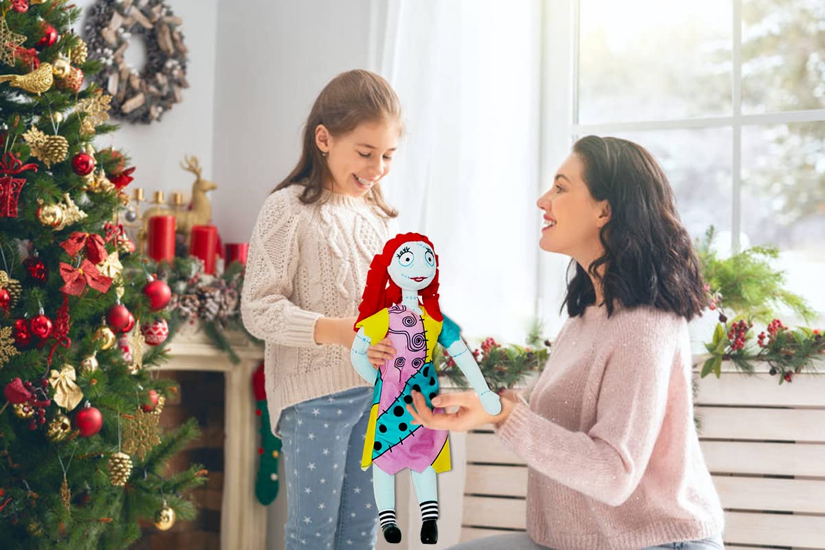 illuOKey Sally-inspired plush with velvety microfiber for soft, hug-worthy comfort.