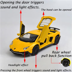 iLooboo Lambo Aventador doors open showing interior detail
