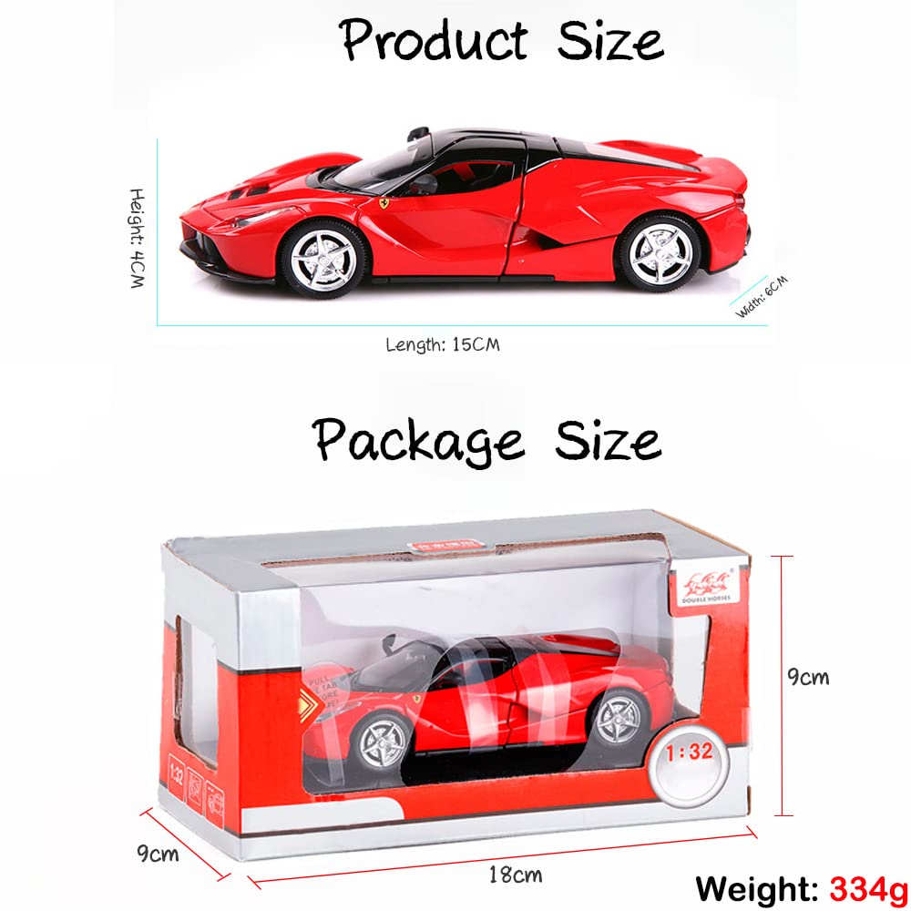 iLooboo LaFerrari on included plastic stand for elevated display