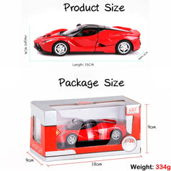 iLooboo LaFerrari on included plastic stand for elevated display