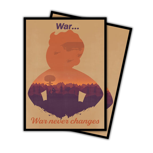 War Never Changes MTG Card Sleeves (Textured) – 104 Count Standard Size | Wizcraft Gaming