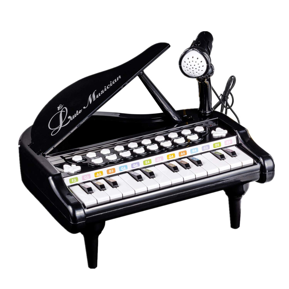 Love&Mini Toy Piano for Toddlers – 24-Key Keyboard with Microphone