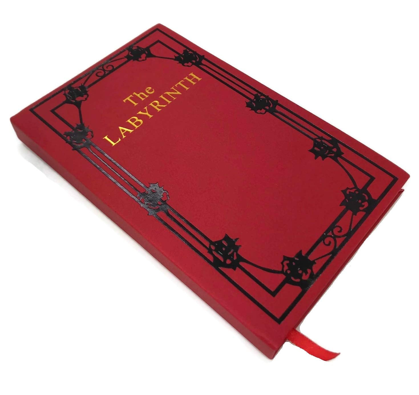 Costumebase The Labyrinth Sarah’s Red Book Replica – 228-Page Prop Novel, PVC Free