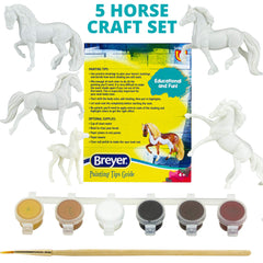 breyer-stablemates-breed-horses showcase color-ready figures for beginners to advanced painters