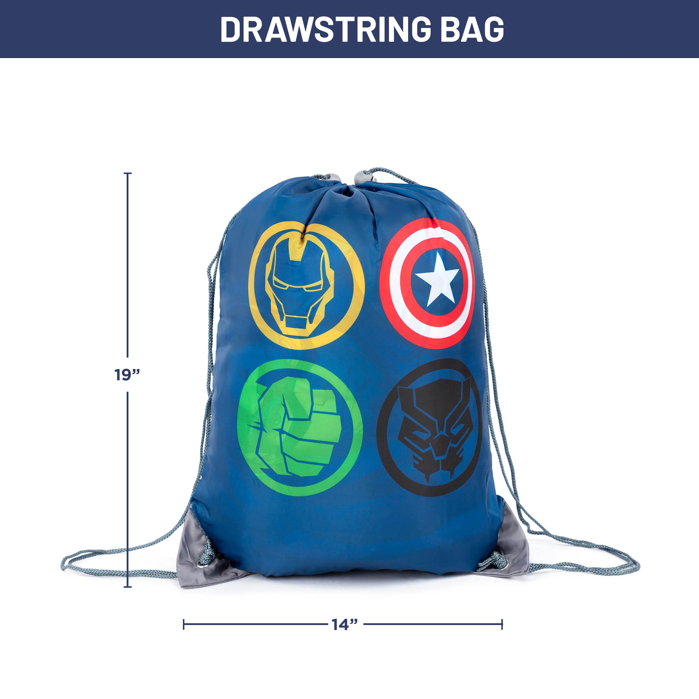 Jay Franco Marvel Avengers Battle Formation Slumber Sack – Cozy Kids Sleeping Bag with Captain America, Iron Man, Black Panther & Hulk