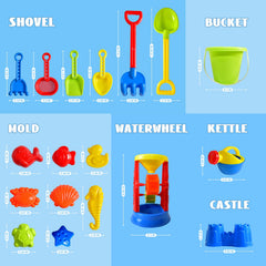 FUN LITTLE TOYS Beach Toys molds create colorful shapes in sand and snow.