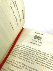 Costumebase The Labyrinth Sarah’s Red Book Replica – 228-Page Prop Novel, PVC Free