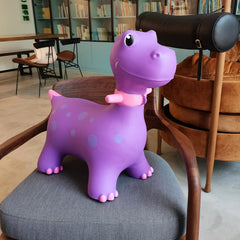 HotMax Bouncy Horse & Dinosaur Hopper Toy for Kids - Inflatable Ride-On for Toddlers (Purple)