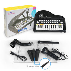 Love&Mini Toy Piano for Toddlers – 24-Key Keyboard with Microphone