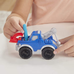 Play-Doh Wheels Tow Truck Toy for Kids 3+ — 3 Non-Toxic Colors
