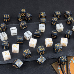 LAMJAM acrylic dice counters are lightweight and durable for daily use