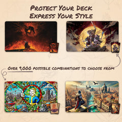 War Never Changes MTG Card Sleeves (Textured) – 104 Count Standard Size | Wizcraft Gaming