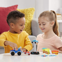 Play-Doh Wheels Tow Truck Toy for Kids 3+ — 3 Non-Toxic Colors