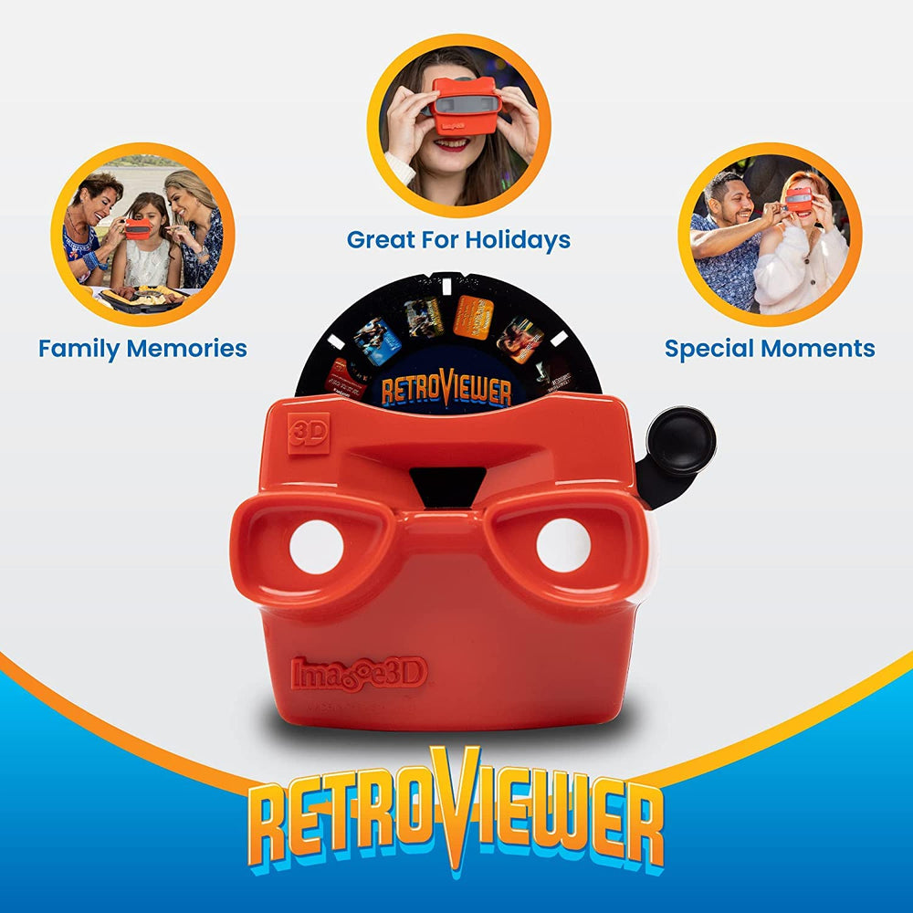 IMAGE3D RetroViewer red side view highlighting a classic toy for family memories