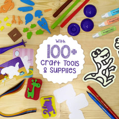 Imagimake air-dry clay window stickers set for mess-free decorating