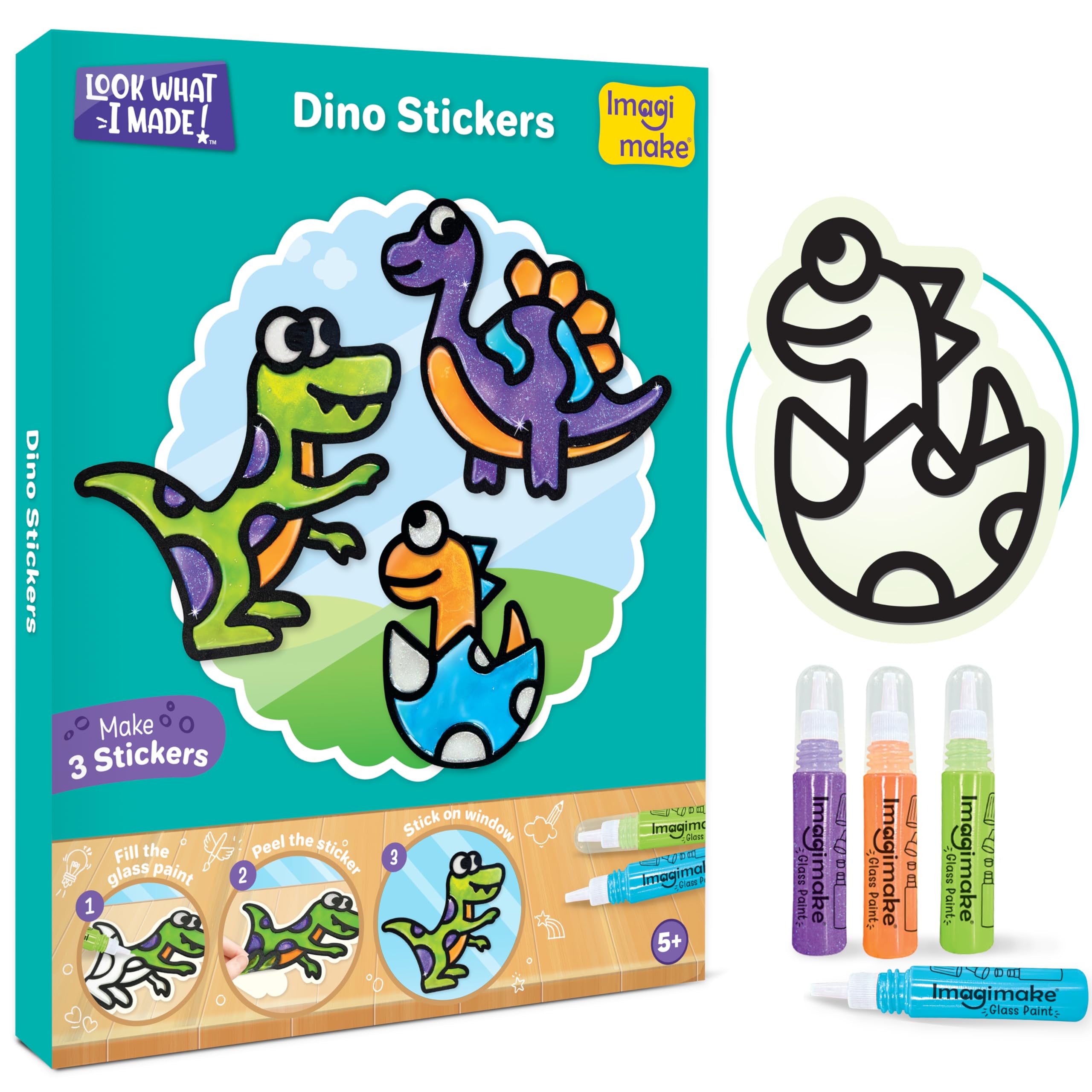 Imagimake complete craft kit contents include markers and googly eyes