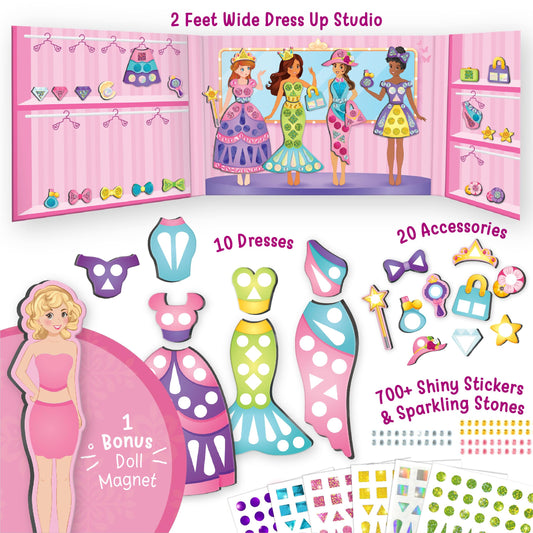 Imagimake ten-piece dress set enables mix-and-match fashion play.