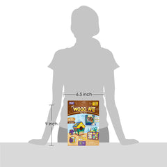 Imagimake DIY Wood Art Mega Pack complete kit for family crafting.