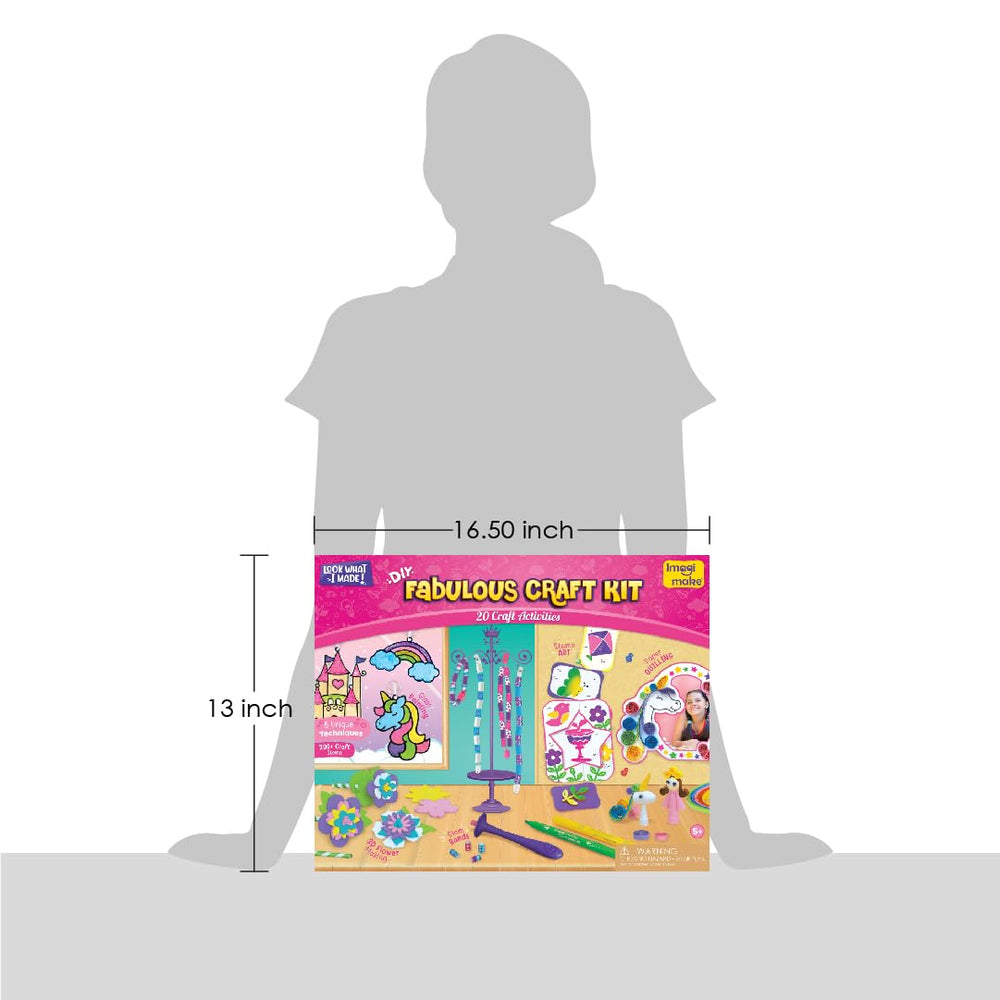 Imagimake Fabulous Craft Kit suncatcher-stencils help capture light in vibrant crafts.