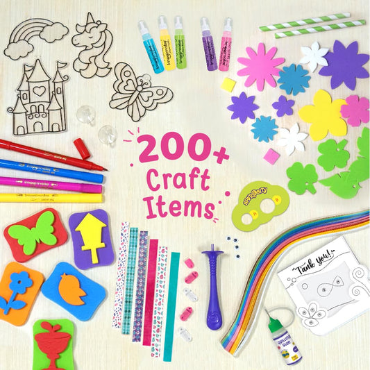 Imagimake Fabulous Craft Kit tools and supplies highlight quality paints and versatile materials.