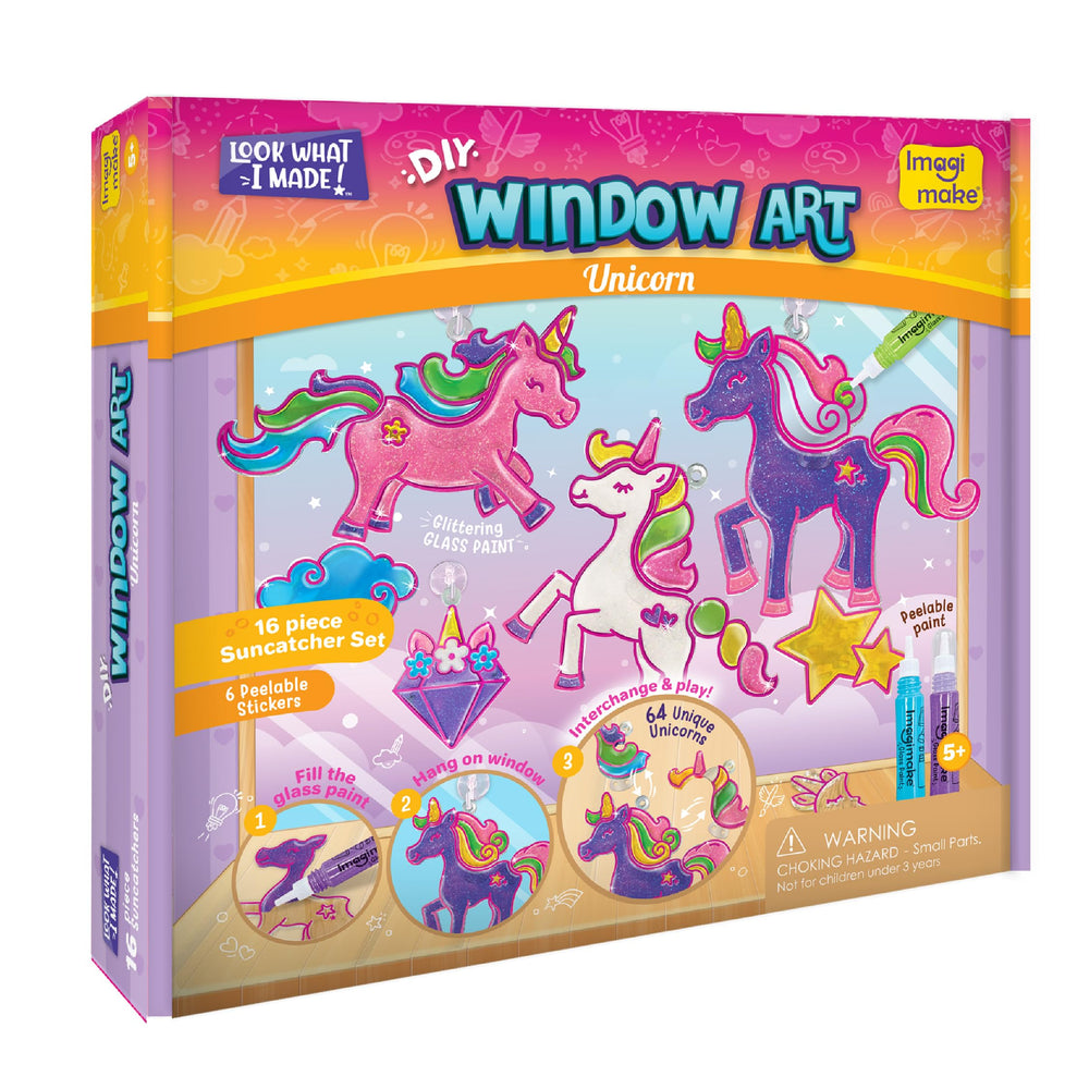 Imagimake glass liner kit helps precise painting on each piece.