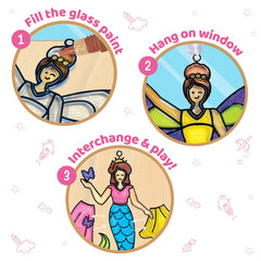 Imagimake interchangeable princess parts allow 64 unique looks through mix-and-match styling