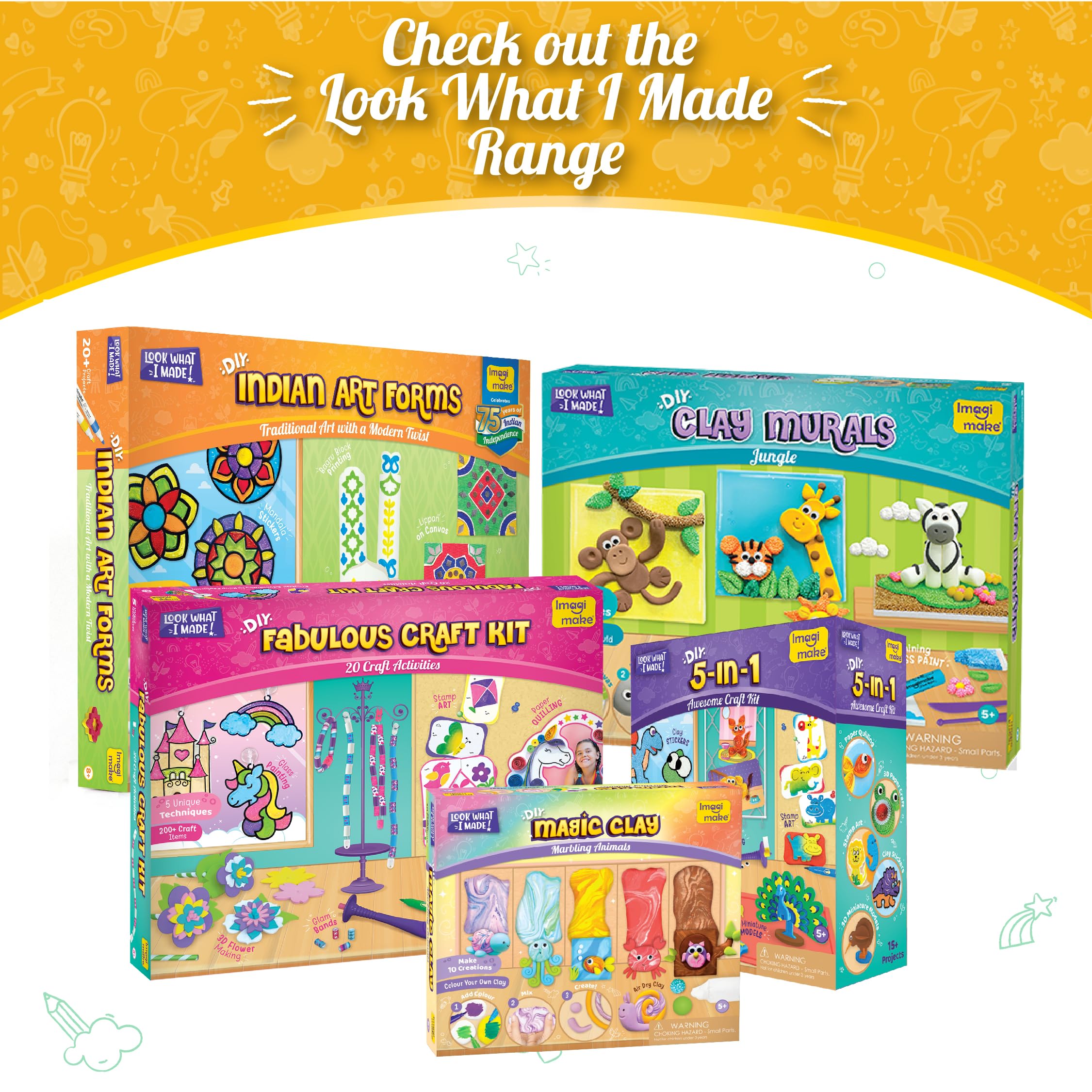 Imagimake Jungle kit is a thoughtful gift idea for young artists.
