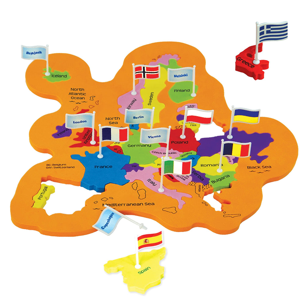 Imagimake Mapology sturdy foam frames for durable play sessions.