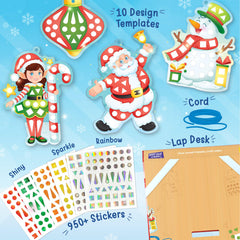 Imagimake Mirror Mosaic design templates to inspire colorful holiday projects