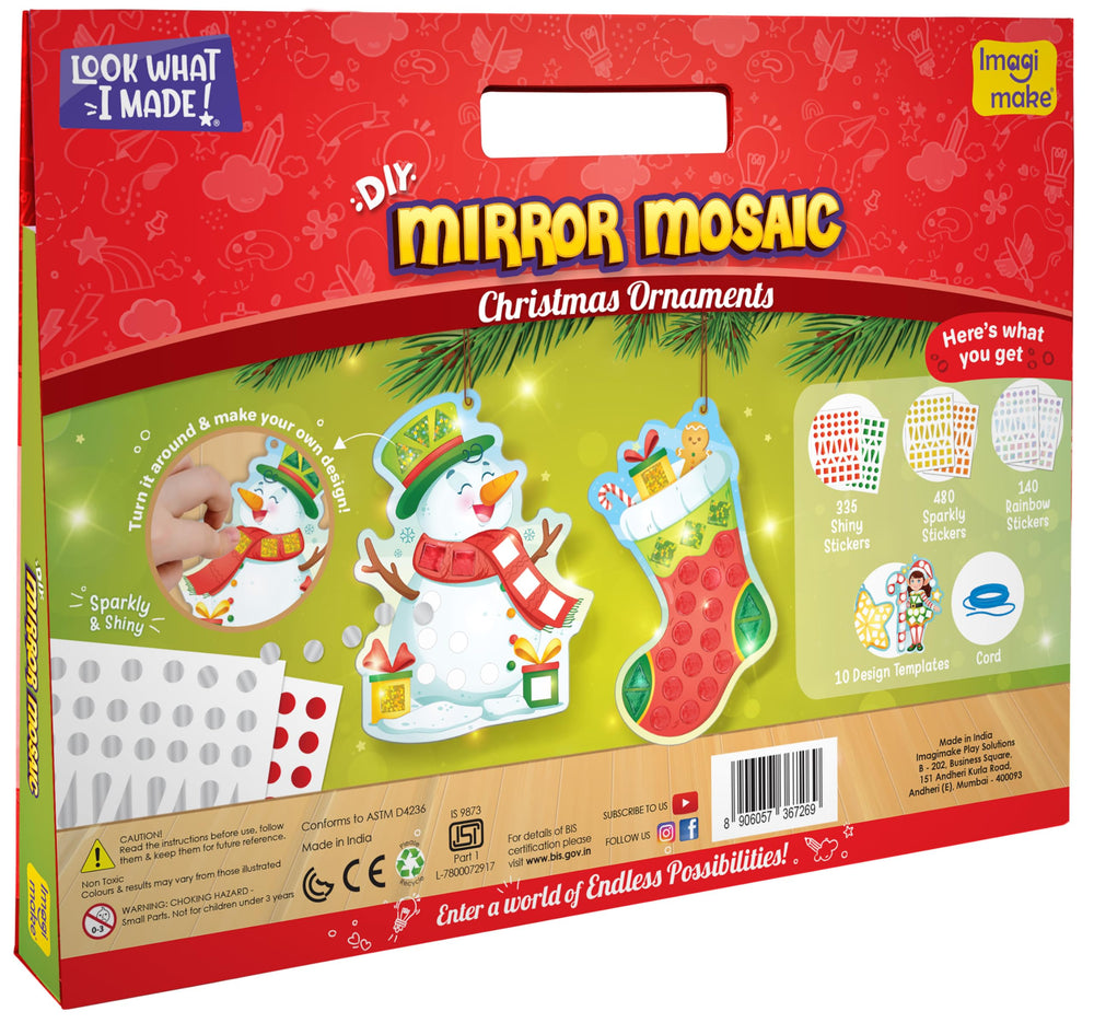 Imagimake Mirror Mosaic ASTM-safe design for ages 3 and up
