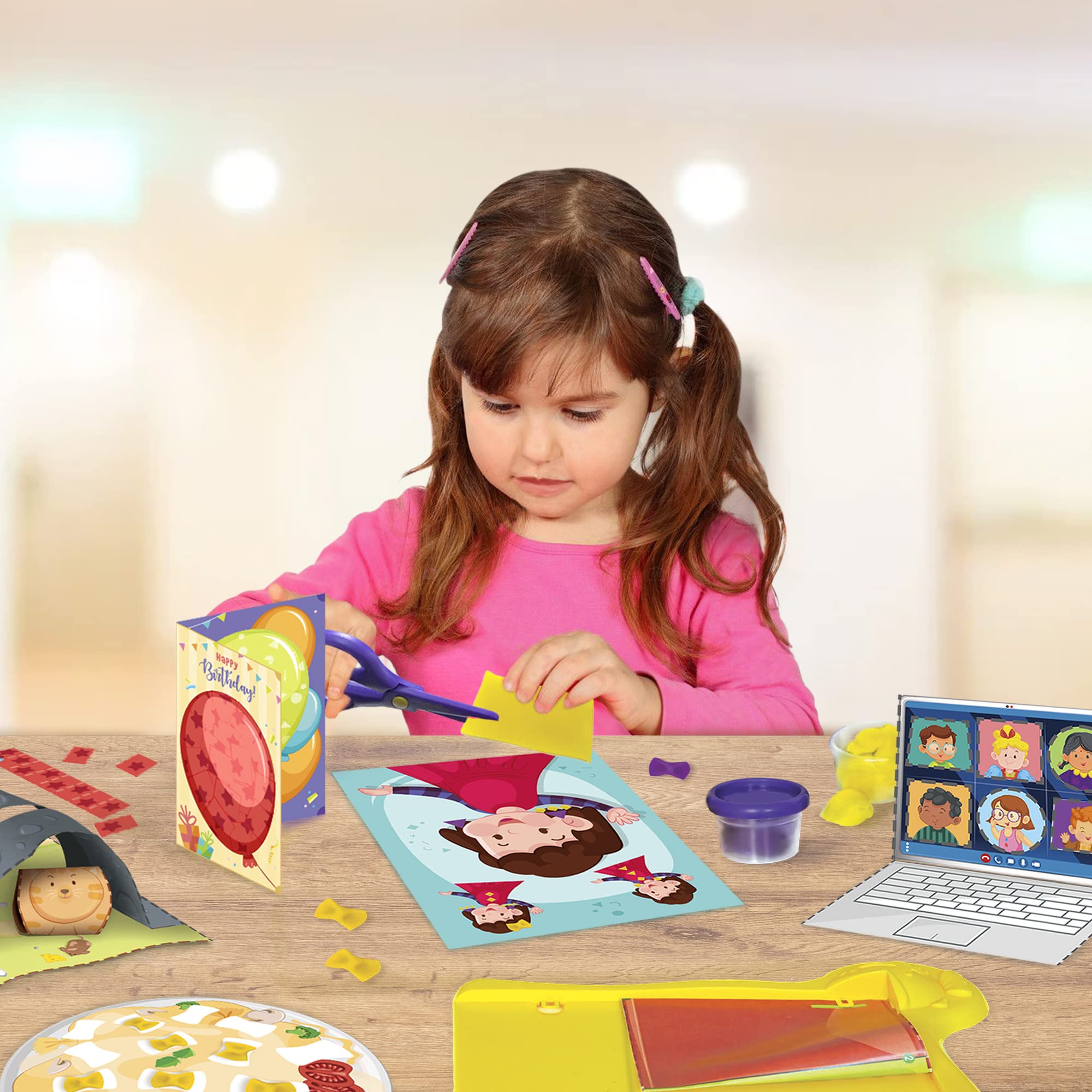 Imagimake themed activities like Dinoland and Circus Dancer spark imaginative play.