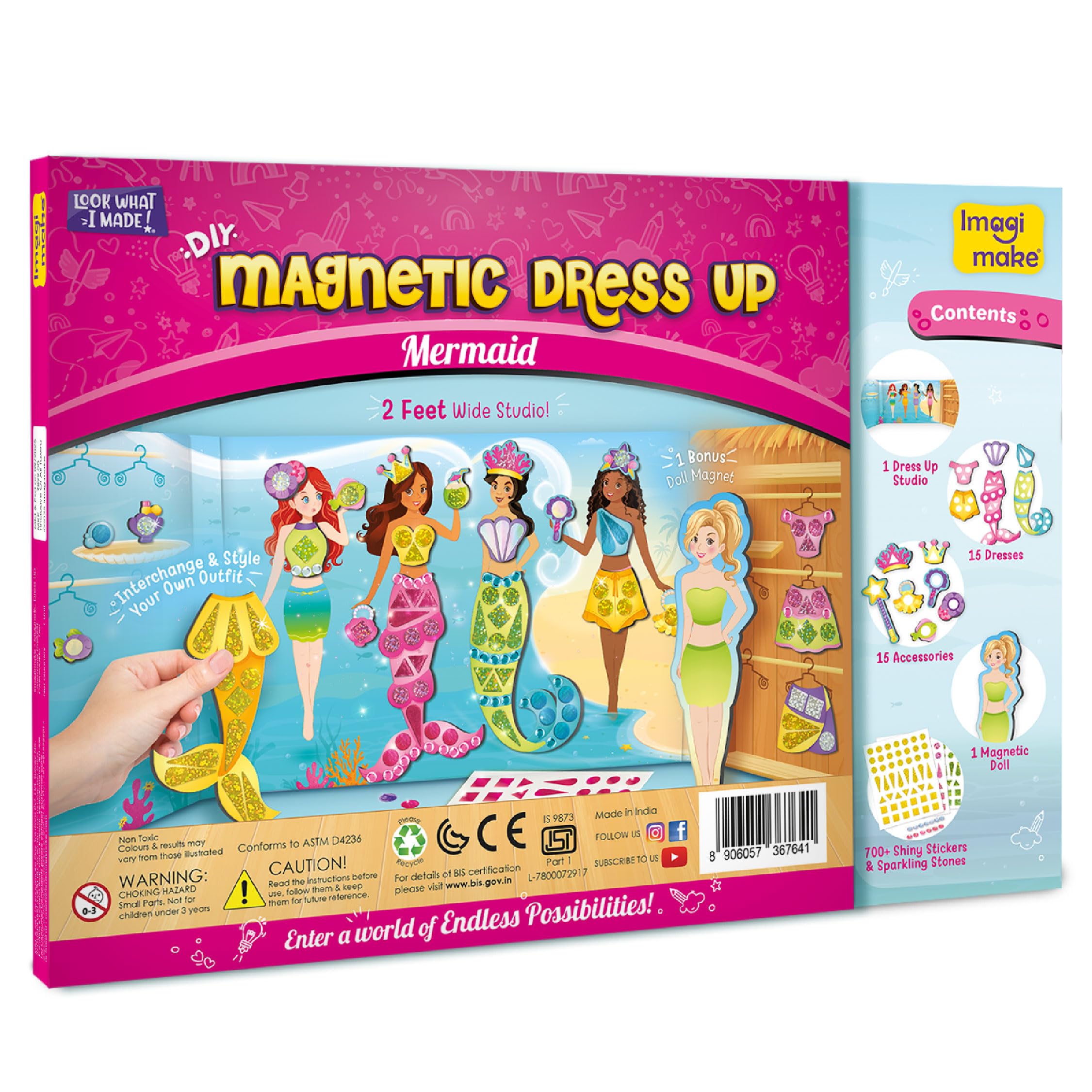 Imagimake non-toxic materials ensure safe, durable playtime.