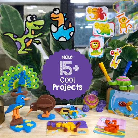Imagimake stamp art collection promotes imaginative stamping fun