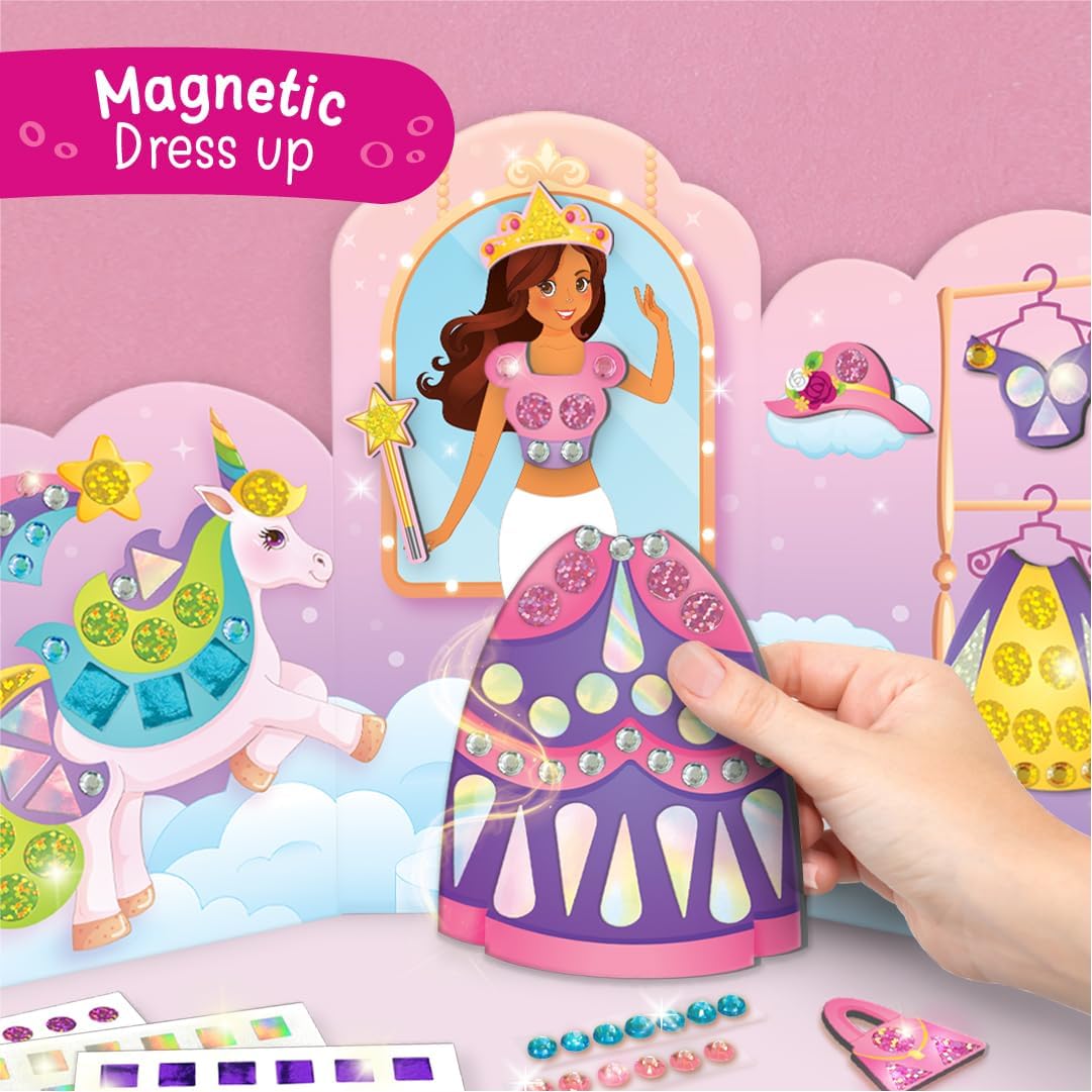 Imagimake Unicorn Craft Kit: butterfly wand craft sparks magical role-play