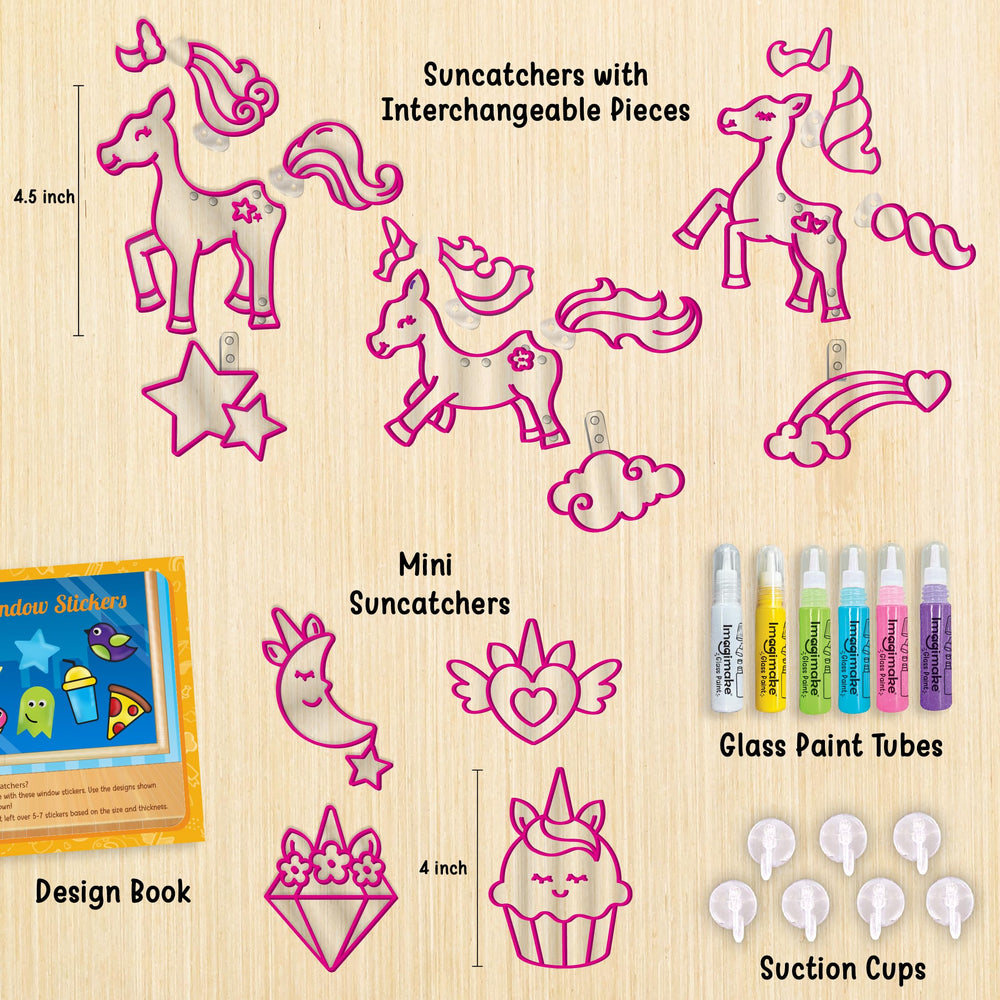 Imagimake unicorn paint tubes collection shows vibrant hues for creative mixing.