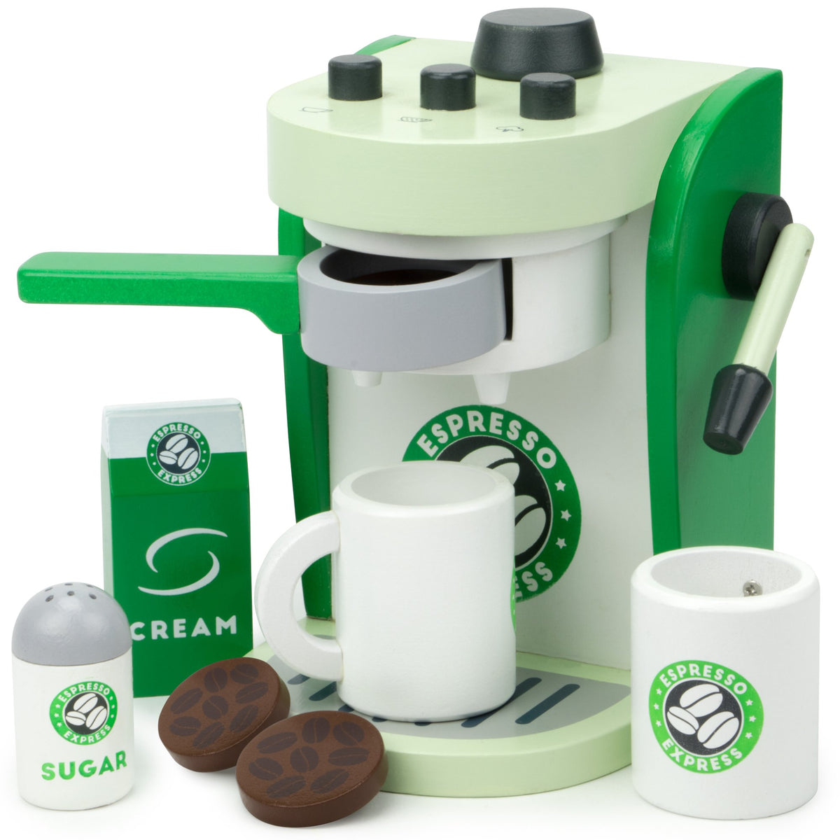 Imagination Generation Espresso Express coffee maker for imaginative play and kitchen fun