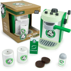 Imagination Generation Espresso Express front view showing the full playset in action